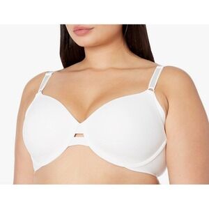 Warner's White Elements of Bliss Lift T-Shirt‎ Bra 38D Comfortable